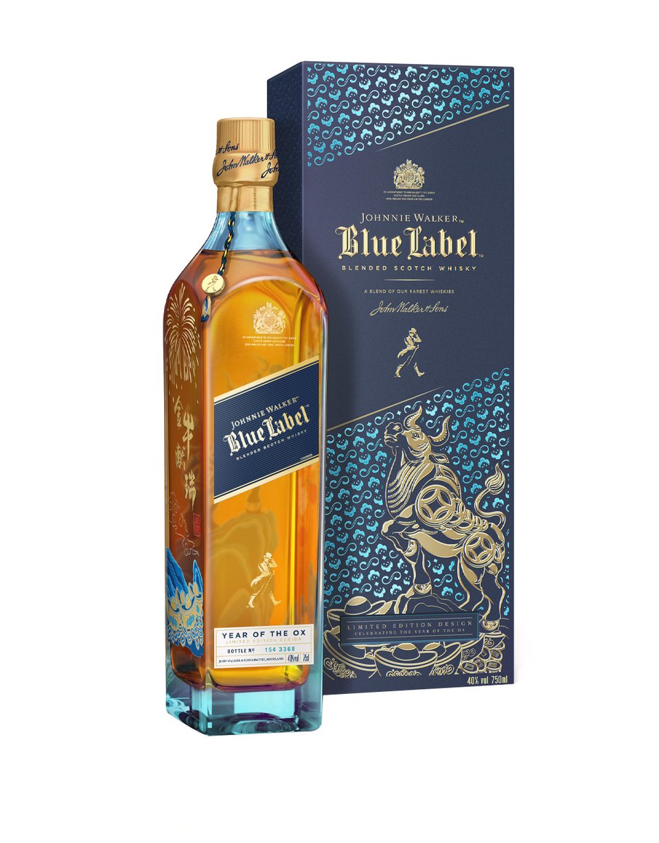 Johnnie Walker Blue Label Year Of The Ox Limited Edition Design 2021